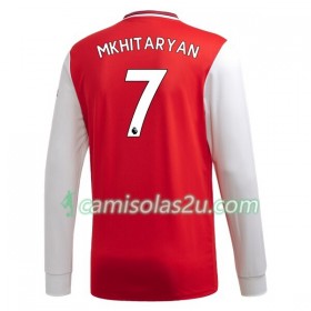 Camisolas de Futebol Arsenal Henrik Mkhitaryan 7 Equipamento Principal 2019/20 Manga Comprida